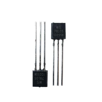 China Voltage regulator correct standard model of WS78L05 encapsulationTO-92 three straight for sale