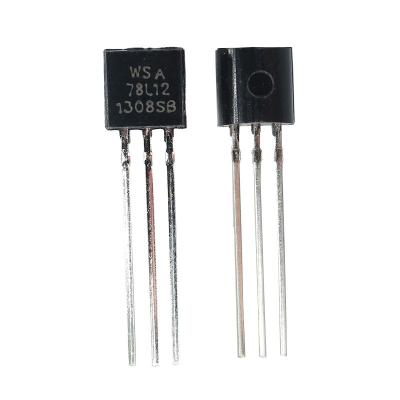 China Smart home appliances model 78L12 TO-92 encapsulation in voltage regulator triode for sale