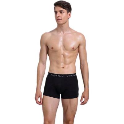 China Antibacterial Running Logo Underwear Wholesale Cotton Men's Custom Boxer Briefs S Plus Size Brief Shorts Pants Boxer Man Underwear for sale