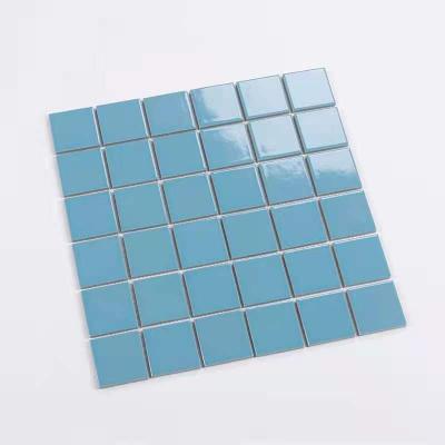 China 306x306MM Modern Wholesale Porcelain Mosaic Tiles For Swimming Pool Kitchen Bathroom for sale