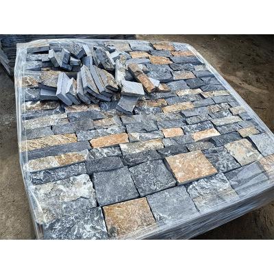 China Coloria Gray Color Real Limestone Marble Rustic Stone 1.8cm to 3cm Thickness for Exterior Wall Application Stone Slab for sale