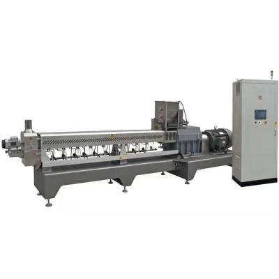 China Drawing Soybean Meat Extruder Machinery Double Screw Soybean Protein Dry Protein Extrusion 200-200kg/h Processing Line for sale