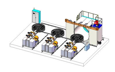 Cina La navetta Rotomolding lavora Oven Moveable a macchina 3000mm in vendita