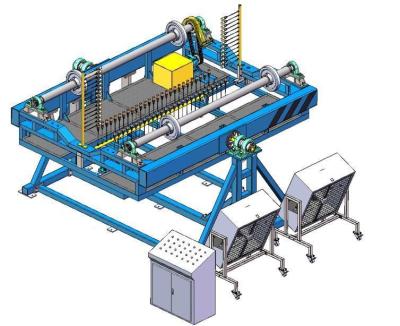 China máquina del rock-and-roll de la llama abierta del Rr de la máquina de Rotomolding del tanque de agua 3000L en venta