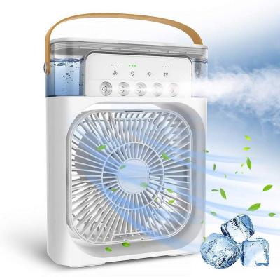 China Mini Aire Acondicionado Portatil Rechargeable Portable Fan Water State Hotel 2023 Fan Evaporative Air Cooler for sale