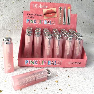 China Wholesale Natural Hot Fashion Lip Balm Rose Color Lip Color-Changing Lipstick Waterproof Moisturizing Exfoliating Organic Vegan for sale