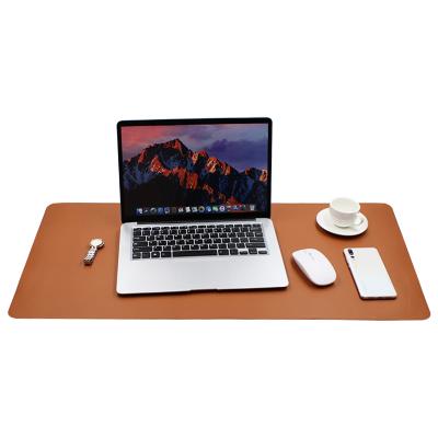 China Large Office Mat Writing Pad PU Table Mouse Pad Leather Viable Stock Waterproof Mat Office Desk Pad Foldable for sale