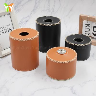 China Factory Hanger YY CB/OD Handmade Leather Gas Tank Cover Holder Case For Outdoor Cooking for sale