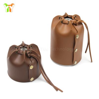 China Factory Hanger Gas Canist Leather Hanging Cover G2 Gas Can Carry For Outdoor Camping Equipment 230g for sale