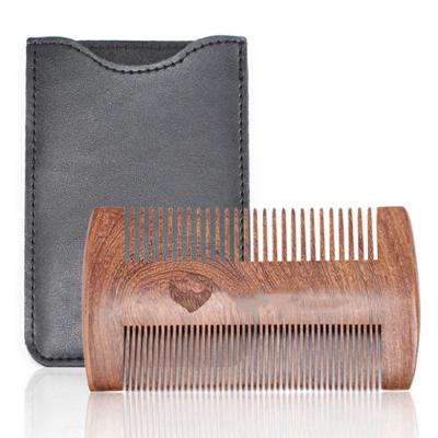 China Home Portable PU Leather Comb Case Bag Cards Stand Holder Cover Device For Outdoor for sale