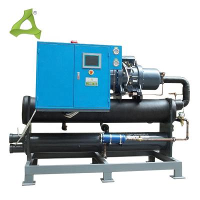 China Water Cooled Shell And Tube Screw Water Chiller Price for sale