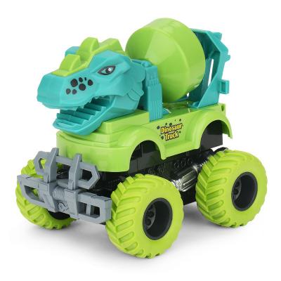 China Ride on Toy Cars Dinosaur Toy Pull Back Dino Cars Realistic Mini Monster Truck with Big Tires Small Dinosaur Toys for Kids Birthday Gifts for sale