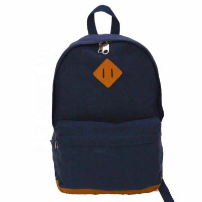 China UNDETERMINED Single Promotion Schoolbag Canvas Two Compartment Daily Backpack for sale