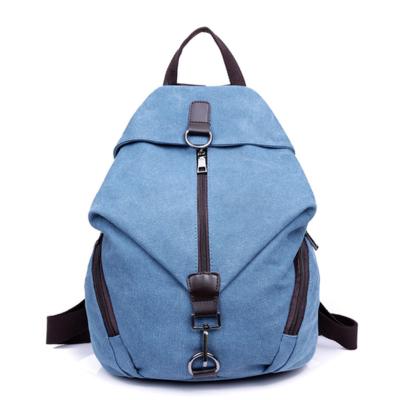 China Other Large Capacity Canvas School Backpack For Teenage Girls Casual Women Backpack Famous Bag for sale