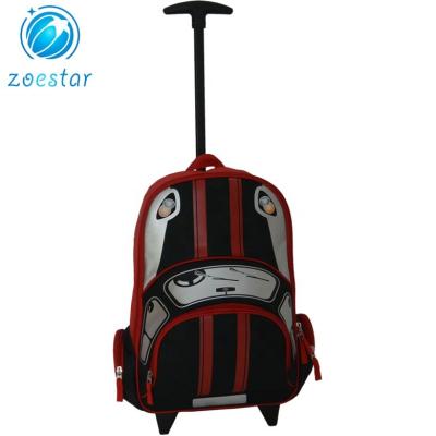 China Travel Kids Carry On Car Shape Luggage Backpack Bag Kids Travel Daily School Trolley Suitcase for sale