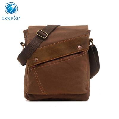 China Business Vintage Canvas Eessenger Bag For Men's Casual Cross - Body Shoulder Bags for sale