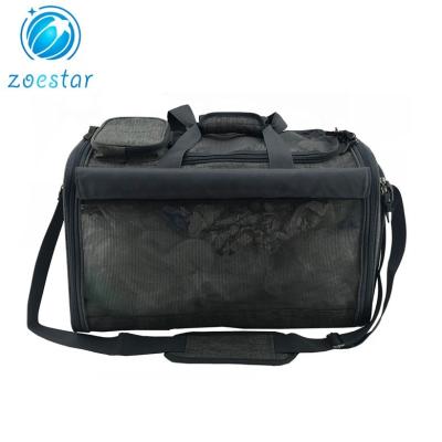 China Viable Collapsible Travel Pet Carrier Tote Shoulder Bag Pet Transport Bag for sale