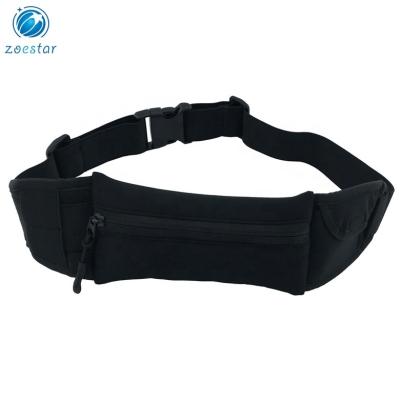 China Water Resistance Runners Belt Fanny Pack Adjustable Running Belt Waist Bag For Fitness Sports Rising for sale