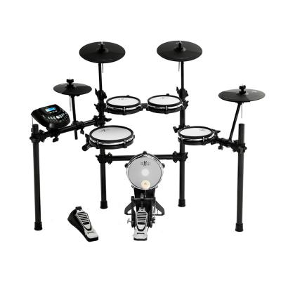 China HXM Durable Electronic Drum Kit Popular Digital Drum Kit Full 9 Piece Mesh Drum Set for sale