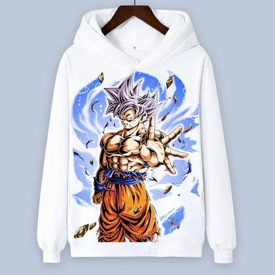 China super Anti-wrinkle dragon ball z goku saiyans japan anime figure clothes printed hoodies and sweatshirts comfortable hoodies men's hoodies for sale