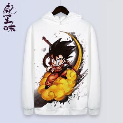 China super Anti-wrinkle dragon ball kid goku saiyans japan anime figure clothes printed mens hoodies and sweatshirts for sale