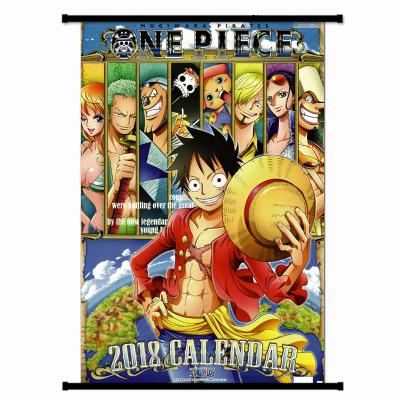 China New 200 Color Anime One Piece Monkey D Luffy Multi-specification Poster Scroll Contemporary Silk Painting Poster for sale