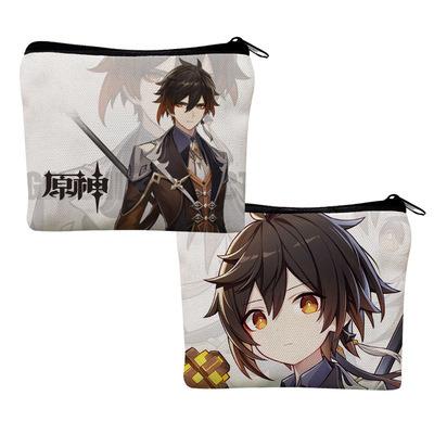 China Cute Xiao zhongli traveler mihoyo-u genshin impact coin purse genshin impact canvas coin purse coin purse for sale