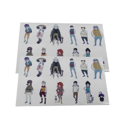 China Wholesale Custom Cartoon Character Waterproof Plastic Cute Sticker Kids Label Waterproof Label for sale