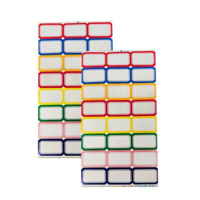 China Wholesale Waterproof All Kinds Of Self Adhesive Labels Blank Stickers Color Labels for sale