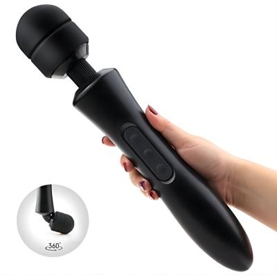 China 8 Vibration Factory OEM/ODM Women's Pleasure Powerful Wireless Large Size Personal Magic Wand Massager Models 20 Speeds for sale