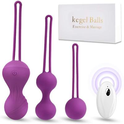 China Ball Toy Pelvic Exercise Kits Sexy Women Position Vagina Clitoris Stimulation Kegel Vagina Tightening Muscle Weight Exerciser Vibrators for sale