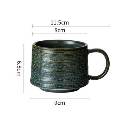 China Color Viable Nordic Simple Style Coffee Mug Espresso Modern Design Ceramic Tea Cup for sale