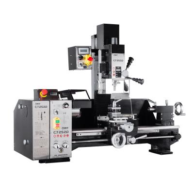 China Building Material Stores CT2520 Lathe Mill Drilling Machine and Combo Milling Machine Lathe for sale