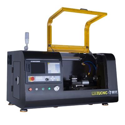 China Hotels Black Box Small CNC Lathe 210 Benchtop CNC Lathe Machine for sale