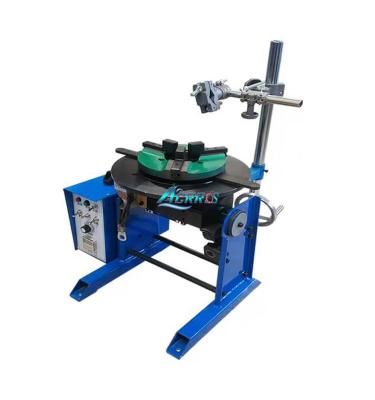 China Building Material Stores Acrros 30kg Turntable Rotary Pipe Welding Positioner with Timing Welding Function for sale