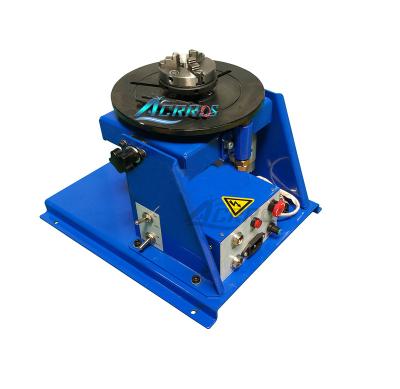 China Hotels 10Kg Automatic Welding Positioner Welding Turntable For Pipe Rotating Welding for sale