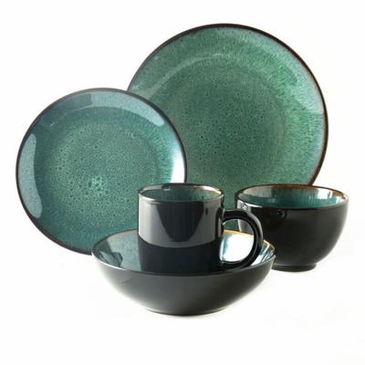 China Viable Wholesale Price Ceramic Bone China Dinnerware Sets High Quality Tableware for sale