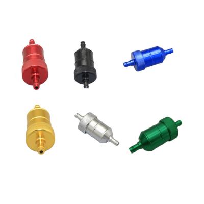 China No Motorcycle Fuel Filter CNC Modified Aluminum Alloy Oil Filter Accessories for sale