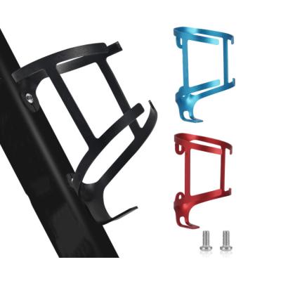 China One-Piece Bottle Cage Aluminum Alloy Holder Cup Road Bike Tire Bicycle Bottle Cage Water Mount Accessories for sale