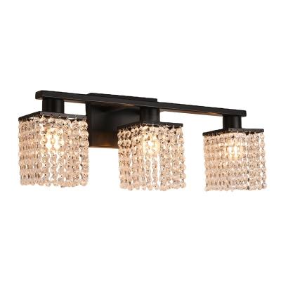 China Modern Crystal Bathroom Vanity Lights Over Mirror Wall Sconce Wall Sconce Wall Lamp Vanity Light for sale