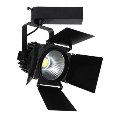 China Stadiums 2021 30W Dimmable Rotatable Adjustable Studio Sports TV Show Studio Spotlight Zoom Fresnel Visual Track Lighting for sale