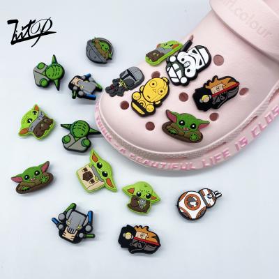 China Waterproof Fast Delivery Monster PVC Shoe Charms Leprechauns Custom Made Croc Cartoon Shoes Charms Decoration For Third Eye Wholesale for sale