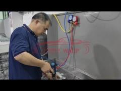 Car air conditioning compressor water leak test