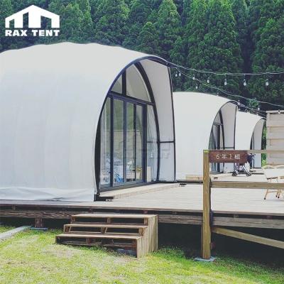 China Luxury Hotel Glamping Winter Hotel Family Resort and Tent Shell Shape Tent with Heat Insulation in Japan for Sale for sale