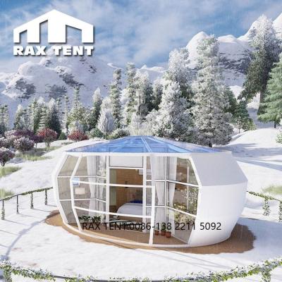 China 100% Waterproof and Snowload Factory Price Luxury Glamping Hotel Tent for Dome House Tent 100% Wind Load and Snow Load 20 Years Life Span for sale