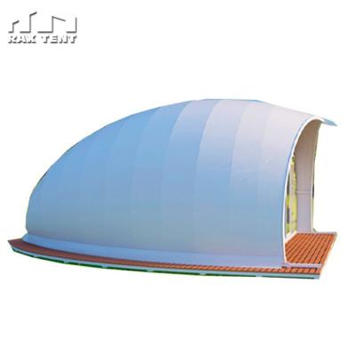 China UV Resistance Outdoor Glamping Shell Shape Tent Hotel For Camping Room With High End Design for sale