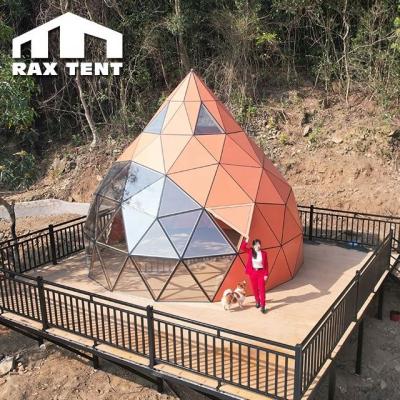 China RAX TENT Luxury Glamping Tent Waterproof and Soundproof with New Fishing Shape and New Design for Hotel 6M for sale