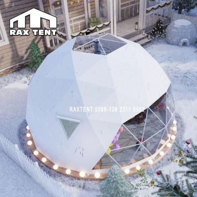 China Water Proof RAX TENT 5M/6M/7M/8M Winter Outdoor Dome House Waterproof PVC Coating Geodesic Glamping Dome Tent for sale