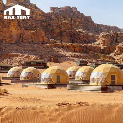 China Cheap Water Proof Dome Accommodation Price 6m Geodesic Dome Tent Desert Dome Hotel in Middle East for sale