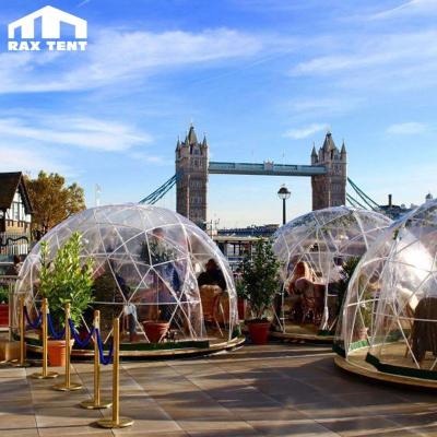 China Cheap Water Proof Geodesic Dome House With Plastic Igloo PVC Pipe In Garden For Party for sale